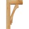 Ekena Millwork Imperial Block Rough Sawn Bracket w/ Offset Brace, Western Red Cedar, 6"W x 16"D x 28"H BKT0604X16X28IMP05RWR - alternate 2